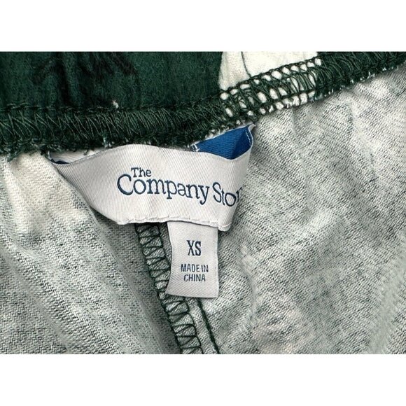 NWT The Company Store Flannel Pajama Set Green Polar Bears Pine Trees Holiday XS - Picture 11 of 11
